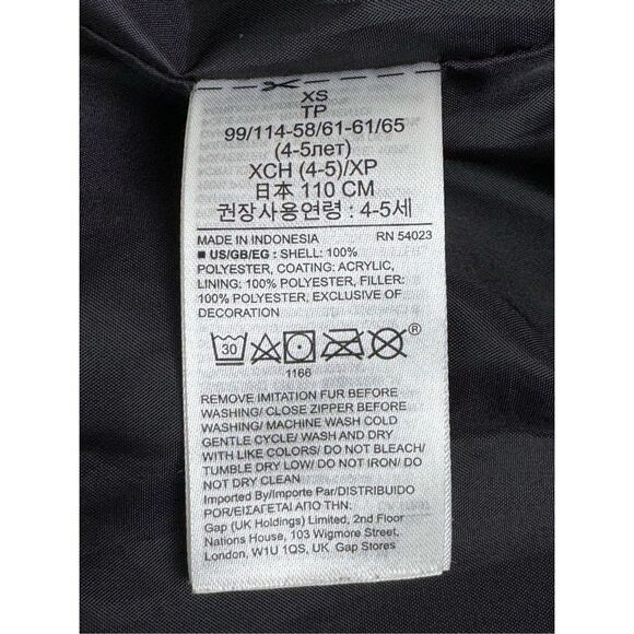 Gap Primaloft ColdControl Ultra Max Puffer Parka XS (4-5) Hooded Insulated Black - Picture 11 of 11